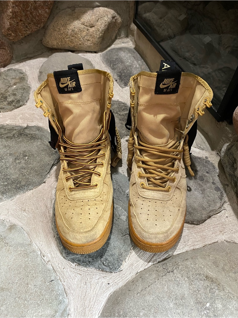 Nike SF AF 1 High-Top Tactical Boots Wheat Color US8.5
